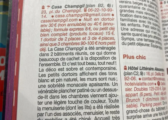 Casa Champgil Vandrarhem *